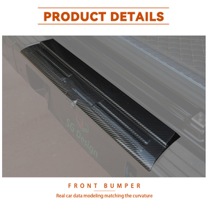Ricambi in Fibra di Carbonio Secca per Copertura Portellone Posteriore <span class=keywords><strong>Mercedes</strong></span> Classe <span class=keywords><strong>G</strong></span> W464 W465 Facelift Stile B, Accessori Tuning Esterni Auto - Product Image 5