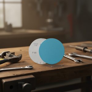Discos de Lijado Resistentes con Velcro P80 de 150 mm para Pulir Madera y Metal - Product Image 3