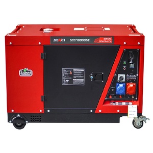 เครื่องกำเนิดไฟฟ้าแบบพกพา Senci 10kVA 12kVA รุ่นเงียบพิเศษสำหรับใช้ในบ้าน DG15000SE ลดเสียงรบกวนของเครื่องยนต์เพื่อการใช้งานที่เงียบสงบ - Product Image 3