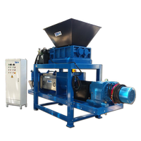 Nieuwe zware oliepalm lege vruchtbundel shredder & ontwaterings schroefpersmachine met motor en lager