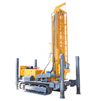 JUTOP Machine de forage portable sur chenilles, alimentée au diesel, pour puits d'eau de 800 mètres, avec moteur et pompe, diamètre de forage 100-500 mm