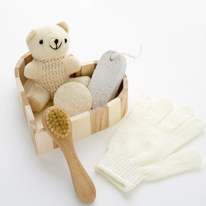 Set de Regalo de Spa Natural para Mujer, Set de Baño de Madera <span class=keywords><strong>con</strong></span> Caja de Madera <span class=keywords><strong>con</strong></span> Forma de Corazón y Cepillo para el Cabello, Regalo de Cumpleaños - Product Image 3