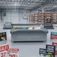 Printer UV Inkjet China Harga Lebih Murah Ukuran 2513 Multifungsi untuk Ubin Kaca Printer Flatbed UV