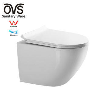 Inodoro de cerámica de lujo para niñas, urinario para colgar en la pared, con diseño clásico australiano de marca de agua, para cuarto de baño - Product Image 1