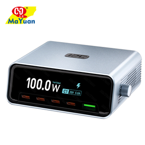 <span class=keywords><strong>Station</strong></span> de charge USB C haute puissance i2C A08 100W 20V 5A pour téléphone, tablette, ordinateur portable - Product Image 1