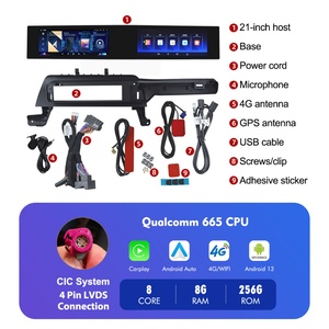 NaviHua Dual Screen for BMW 5 Series F10 CIC NBT Multimedia Android Car Radio <b>Auto</b> Carplay Navigation Headunit Monitor Upgrade - Product Image 3