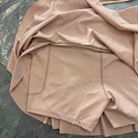 Ensemble de vêtements de sport à séchage rapide - Ensemble deux pièces de jupe courte décontractée et élégante pour femmes