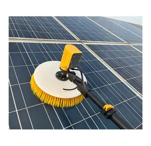 Fabricação de equipamento de painel sem escova de nylon escova única de limpeza solar direta versão de 5,5 metros de comprimento com batedor de lítio