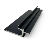Poignée de placard moderne en alliage d'aluminium pour armoire, commode, penderie - Design dissimulé à barre longue, durable et écologique, OEM