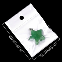 Collier Pendentif en Cristal Naturel en Gros avec Chaîne à Maillons, Forme de Boule Pentagramme, Bijou en Pierre Précieuse, Idée Cadeau