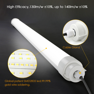 OEM ODM IP65 IK08 Tri-Proof <strong>LED</strong> Light Fixture In 2' 4' 5' Sizes Waterproof Lighting Solution - Product Image 2