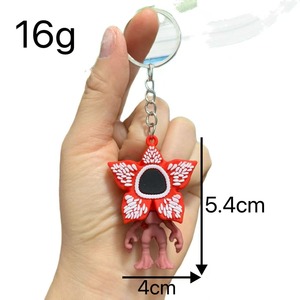 Elegante llavero de goma de Stranger Things, figura de personaje 3D, colgante para bolso, amuleto, juguete creativo, regalo para niños y fans - Product Image 2