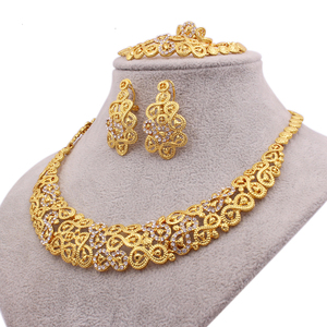 Ensembles de <span class=keywords><strong>bijoux</strong></span> en plaqué or dubaï, ensembles de colliers <span class=keywords><strong>italiens</strong></span> élégants pour femmes, ensembles de <span class=keywords><strong>bijoux</strong></span> de Costume brésilien - Product Image 5