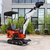 Mini-excavatrice sur chenilles de 0,8 tonne pour la chaîne d'approvisionnement mondiale, micro-excavatrice à vendre, pièces d'excavatrice certifiées de qualité