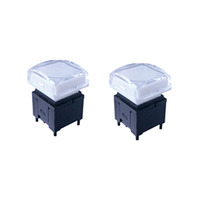 Interrupteur à bouton-poussoir électronique en plastique éclairé par LED 12V 12mm/15mm/17mm 1NO, marche/arrêt, à enclenchement momentané, tactile