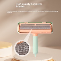 Nouvelle Brosse de Toilettage Pliable et Portable pour Animaux, Élimination des Poils, Faible Bruit, Écologique, Efficacité Instantanée, Poignée Ergonomique en ABS