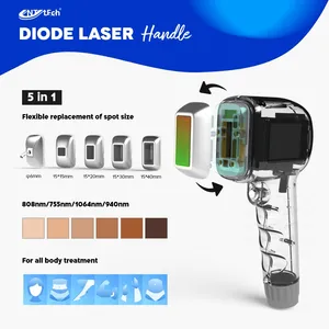 UNT 전문 무통 dpl 레이저 피부 회춘 기계 제모 레이저 다이오드 얼굴 치료 기계 dpl 레이저