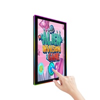 Écran tactile PCAP Moniteur d'affichage de jeu vertical Moniteur tactile capacitif avec lampe arc-en-ciel à LED