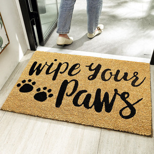 PVC Porta Stuoia <span class=keywords><strong>di</strong></span> Cocco Indoor Outdoor Tappeto <span class=keywords><strong>di</strong></span> Benvenuto Anteriore Zerbino Tappeti Antiscivolo Entrata del tappeto Coco Coir Porta Stuoie - Product Image 1