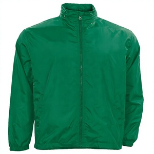 Veste coupe-vent imperméable pour homme, col montant, fermeture éclair, manteau décontracté d'extérieur, légère et chaude - Product Image 4