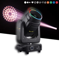 Projecteur Beam Moving Head 420W + Température de couleur de l'ouverture jusqu'à 8500K, gradation mécanique 0-100%, 18/22 canaux, prisme nid d'abeille 48 faces, prisme 12 faces