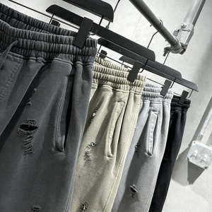 <span class=keywords><strong>Pantaloncini</strong></span> Casual da <span class=keywords><strong>Uomo</strong></span> <span class=keywords><strong>Taglie</strong></span> <span class=keywords><strong>Forti</strong></span> 100% <span class=keywords><strong>Cotone</strong></span> Lavaggio Acido Vintage Effetto Consumato Stile Retrò con Coulisse Traspiranti Tinta Unita - Product Image 4