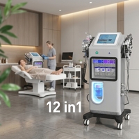Appareil de soin du visage Jet Peel, dermabrasion, resserrement des pores, 12 en 1, nettoyage en profondeur, machine de beauté Hydra