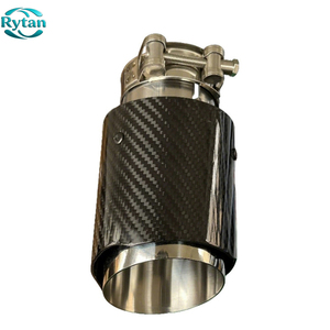 Punta de <span class=keywords><strong>escape</strong></span> de fibra de carbono Rytan Factory, puntas de <span class=keywords><strong>escape</strong></span> universales <span class=keywords><strong>para</strong></span> coche, acero inoxidable 304 y punta de <span class=keywords><strong>escape</strong></span> de carbono brillante - Product Image 2