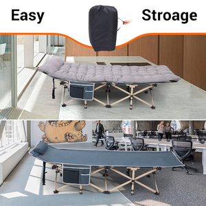 Cama Portátil <span class=keywords><strong>de</strong></span> Lujo Personalizada <span class=keywords><strong>de</strong></span> Alta Calidad para Exteriores, Cama <span class=keywords><strong>de</strong></span> Jardín, Cama Individual para Acampar con Colchón - Product Image 4