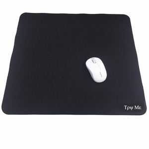Artisan poron éponge matériel super grip doux tapis de souris de jeu fin bord overlocking logo de marque personnalisé tapis de souris de jeu usine - Product Image 1