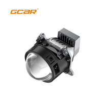 Lente Bi-LED GCAR R6 MAX de 3 Pulgadas, 75W, 6000K, Universal para Automóvil, Fácil de Instalar, Faro con Prisma TIR
