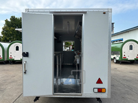 Camion de restauration mobile entièrement équipé, construction en acier résistant à la rouille, certifié DOT CE pour la restauration commerciale