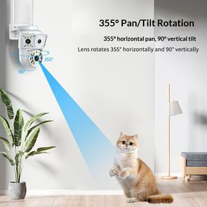 USB-камера-монитор 2 МП HD с ночным видением, поворотная, бинокулярная, K30, умная, полноцветная, с Wi-Fi и датчиком движения - Product Image 3