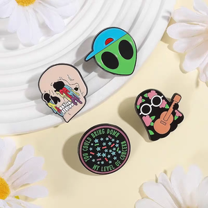 Pin Personalizado <span class=keywords><strong>de</strong></span> Catrina Esqueleto para el Día <span class=keywords><strong>de</strong></span> los Muertos, Festival Mexicano, Insignia <span class=keywords><strong>de</strong></span> Solapa Esmaltada, Joyería con Tema <span class=keywords><strong>de</strong></span> Amor - Product Image 2