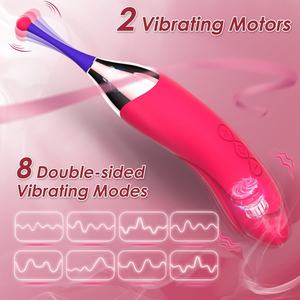 Vibrador Dildo Silencioso com <span class=keywords><strong>7</strong></span> Funções de Alta Frequência, Estimulador Anal, Clitoriano e de Mamilo, Vibrador para Ponto G - Product Image 4