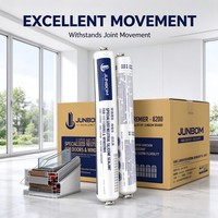 JUNBOM Mastic silicone neutre haute performance anti-déplacement pour joints de fenêtres et portes de bâtiment, Fabricant direct usine 82002