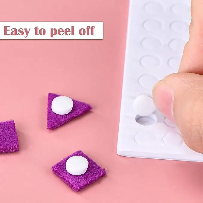 Custom EVA Foam Dots Dual-Adhesive 3D Foam Tapes Foam Pop Dots Adhesive Mount for Craft DIY Art or Office Supplies