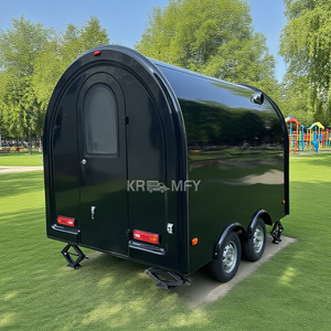 Mini camionnette à glaces, camion de restauration, chariot de vente ambulant, stand de hot-dogs mobile, remorque de concession, camion de service commercial avec fenêtre de service, food truck - Product Image 3