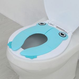 VCPC Toilet <b>Potty</b> <b>Training</b> Seat Cover Travel Toilet Seat Folding Non Slip Silicone Pads Portable Reusable Kids Toddlers - Product Image 2