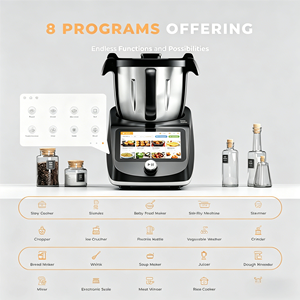 <span class=keywords><strong>Robot</strong></span> Cuiseur Multifonctionnel de Comptoir TFT Tactile 7 Pouces avec Capacité de 3,5 Litres pour Soupes, Smoothies et Shakes – Idéal pour la Maison - Product Image 4