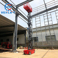 Plateforme élévatrice à ciseaux électrique autopropulsée de 300 kg de capacité de charge, vente d'usine en Chine, plateforme élévatrice hydraulique