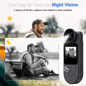 New Portable HD Action <b>Camera</b> New <b>Mini</b> Digital Video Recorder Body <b>Camera</b> for Outdoor Sport Vlog Recording ABS - Product Image 4