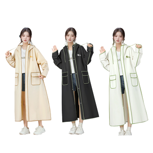 Impermeable para Adultos, Reutilizable, de PEVA, Resistente al Viento, Transpirable, Ligero, Reflectante, Duradero, Portátil, Moderno y Cómodo - Product Image 3