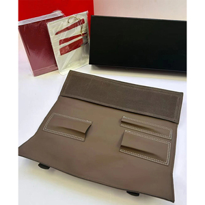 Factory Direct Luxury Brand Brown Vintage <b>Watch</b> Pouch, Travel Portable <b>Watch</b> <b>Case</b> with Custom Logo, High Quality Brand <b>Watch</b> Box - Product Image 3