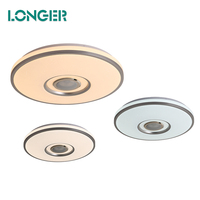 Lampe de plafond LED musicale intelligente RGB à changement de couleur avec télécommande et haut-parleur Bluetooth – Offre spéciale du centre commercial