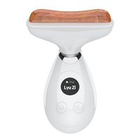 Planche Gua Sha en Pierre Bian BM-41 pour le lifting du visage et le massage des couleurs, appareil de massage lymphatique axillaire rechargeable par USB (Chine)