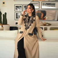 Abaya Zaynab de Soirée, Jalabiya Musulmane de Luxe pour Femme, Robe Arabe Émiratie pour Femme, Abaya et Jalabiya pour Femme Musulmane