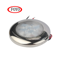 Foyo Marque Offre Spéciale Marine 12 V LED En Acier INOXYDABLE Bleu Plafonnier Côté Navigation Lampe Pour bateau Et Yacht