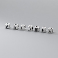 Perle intercalaire en argent Sterling 925 personnalisée, avec lettres initiales, forme carrée, pour bricolage, 50 pièces