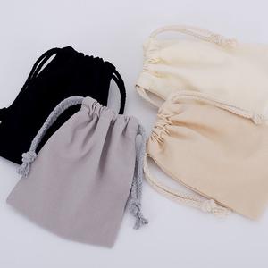 Bolsas de Regalo Promocionales al por Mayor, Ecológicas, a Prueba de Polvo, con Logotipo Personalizado Impreso, Bolsas de Lona de Algodón con Cordón - Product Image 3